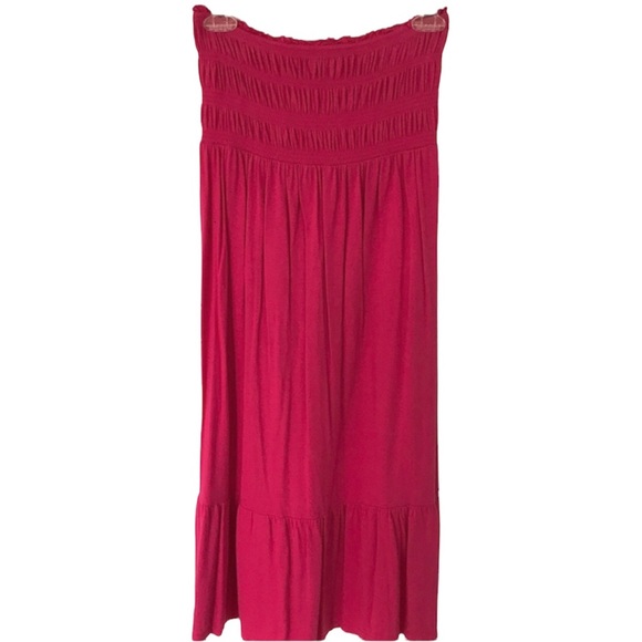 Express pink strapless cotton sundress - Picture 4 of 5